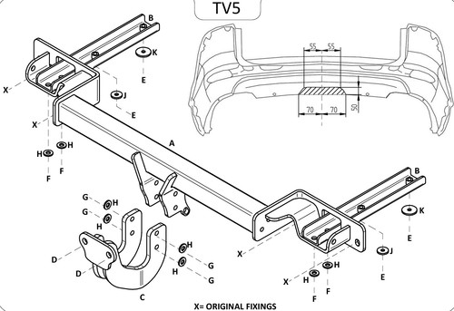 Towtrust fixed flange - towtrust,