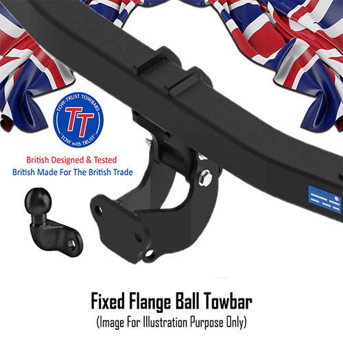 Tow trust fixed flange - flange, towbar