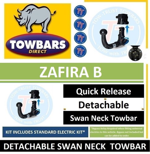 Detachable towbar for - detachable, vauxhall