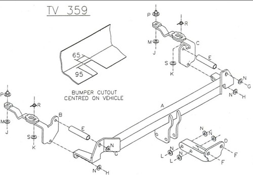 Towtrust fixed flange - fixed,